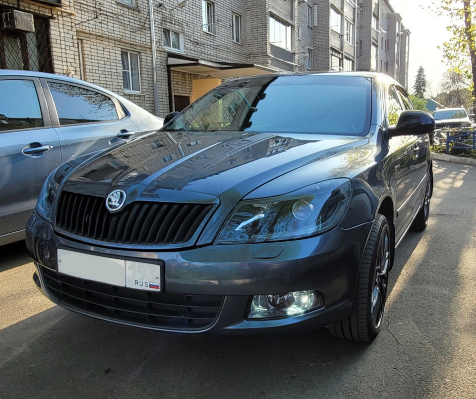 Сделал фары… — Skoda Octavia A5 Mk2, 1,8 л, 2011 года | стайлинг | DRIVE2