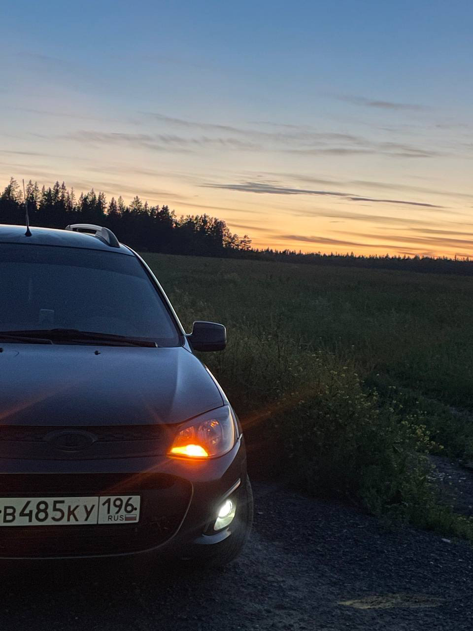 Линзовые птф на калину — Lada Калина 2 универсал, 1,6 л, 2015 года ...