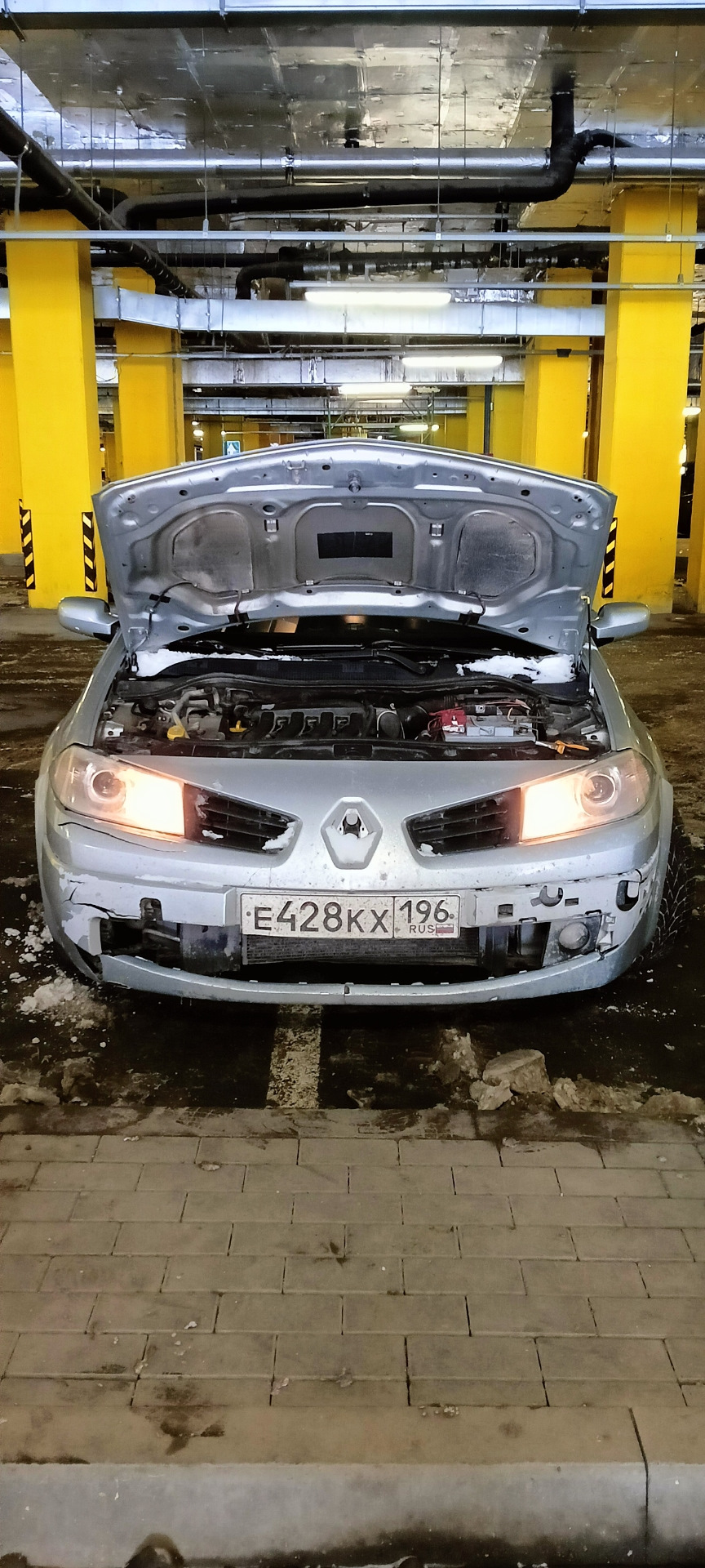 Замена бампера Меган 2 Phira 06208 — Renault Megane II, 1,6 л, 2006 года |  кузовной ремонт | DRIVE2