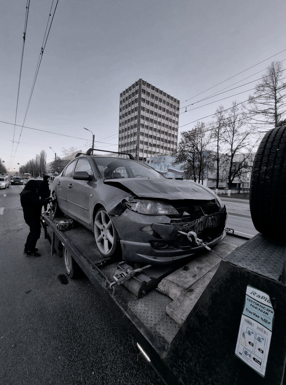 История про то, как я ехал на паркинг ставить машину зимовать — Mazda 3  (1G) BK, 1,6 л, 2006 года | кузовной ремонт | DRIVE2