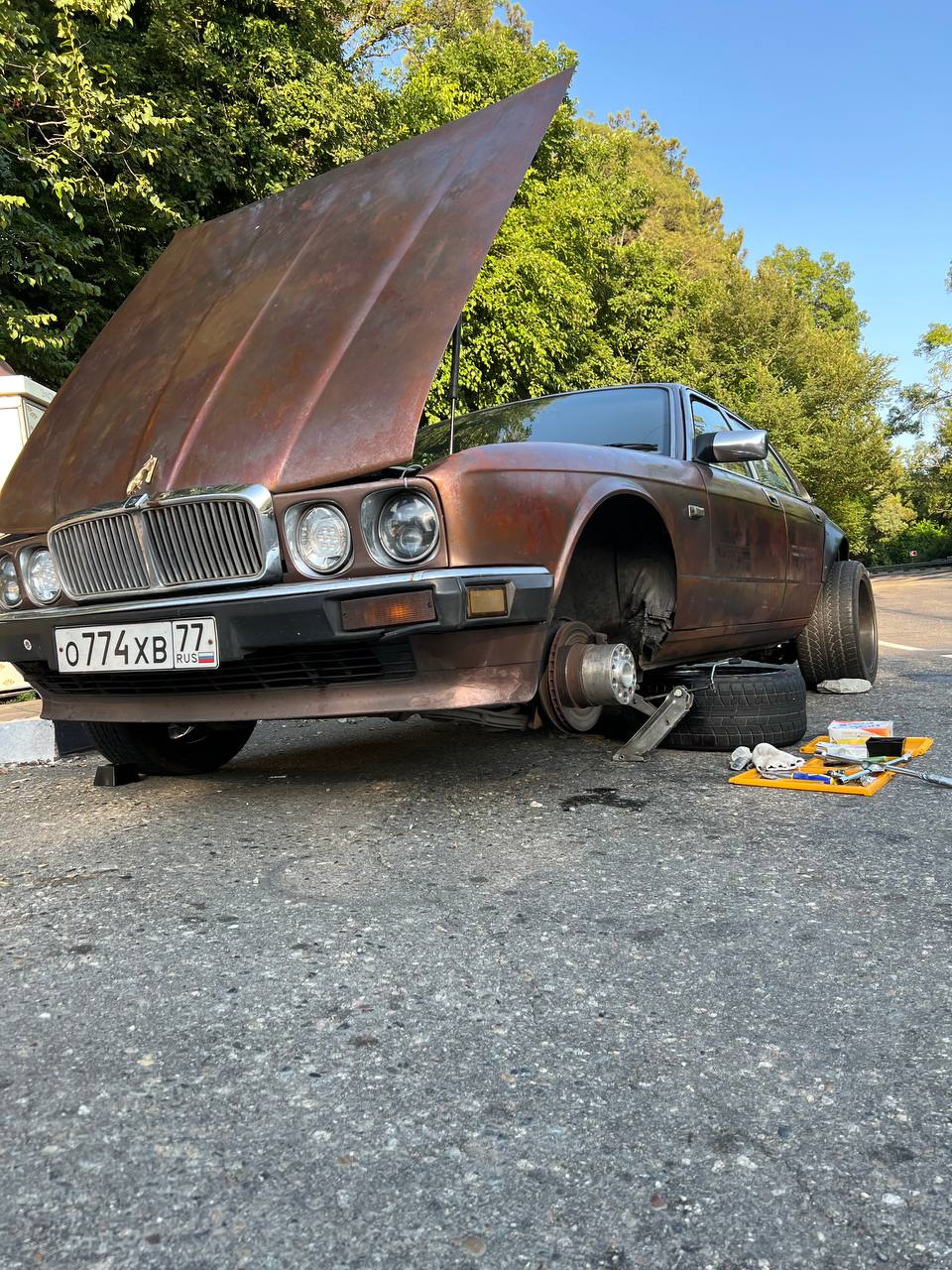 Тестовый пробег Москва — Сухуми — Донецк — Москва. — Jaguar XJ6 (XJ40), 4  л, 1992 года | тест-драйв | DRIVE2