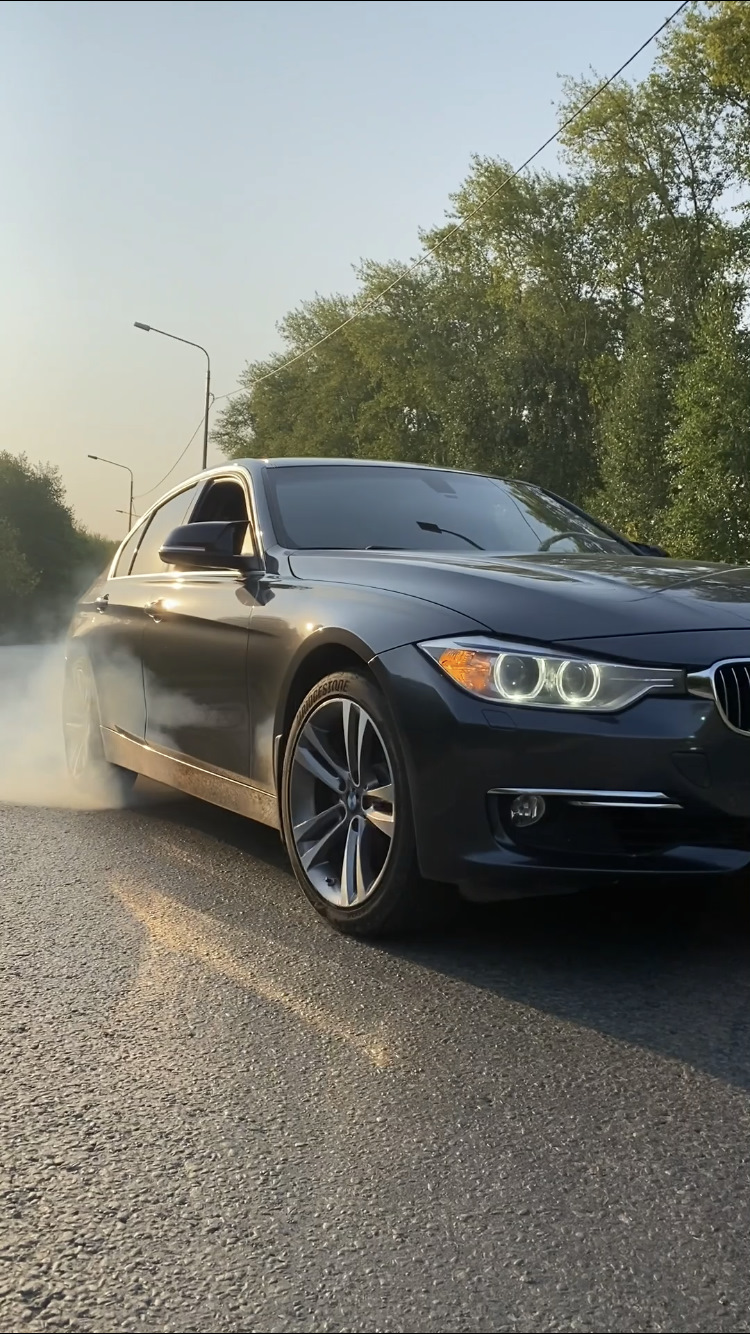 Burnout f30 328i #2 — BMW 3 series (F30), 2 л, 2012 года | видео | DRIVE2