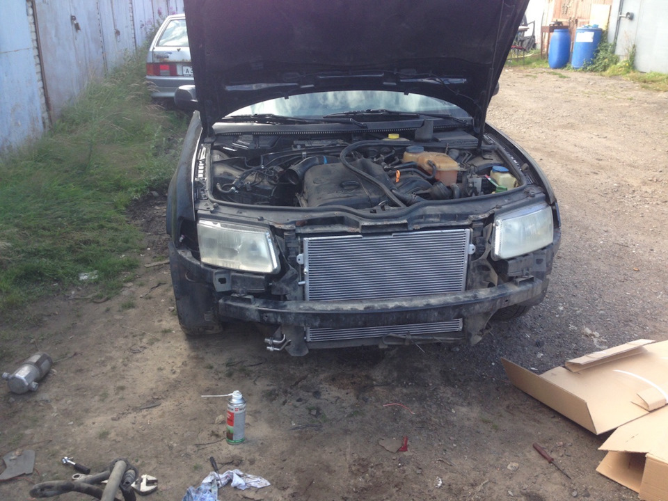 При запуске двс и включении компресора кондиционера глохнет ...