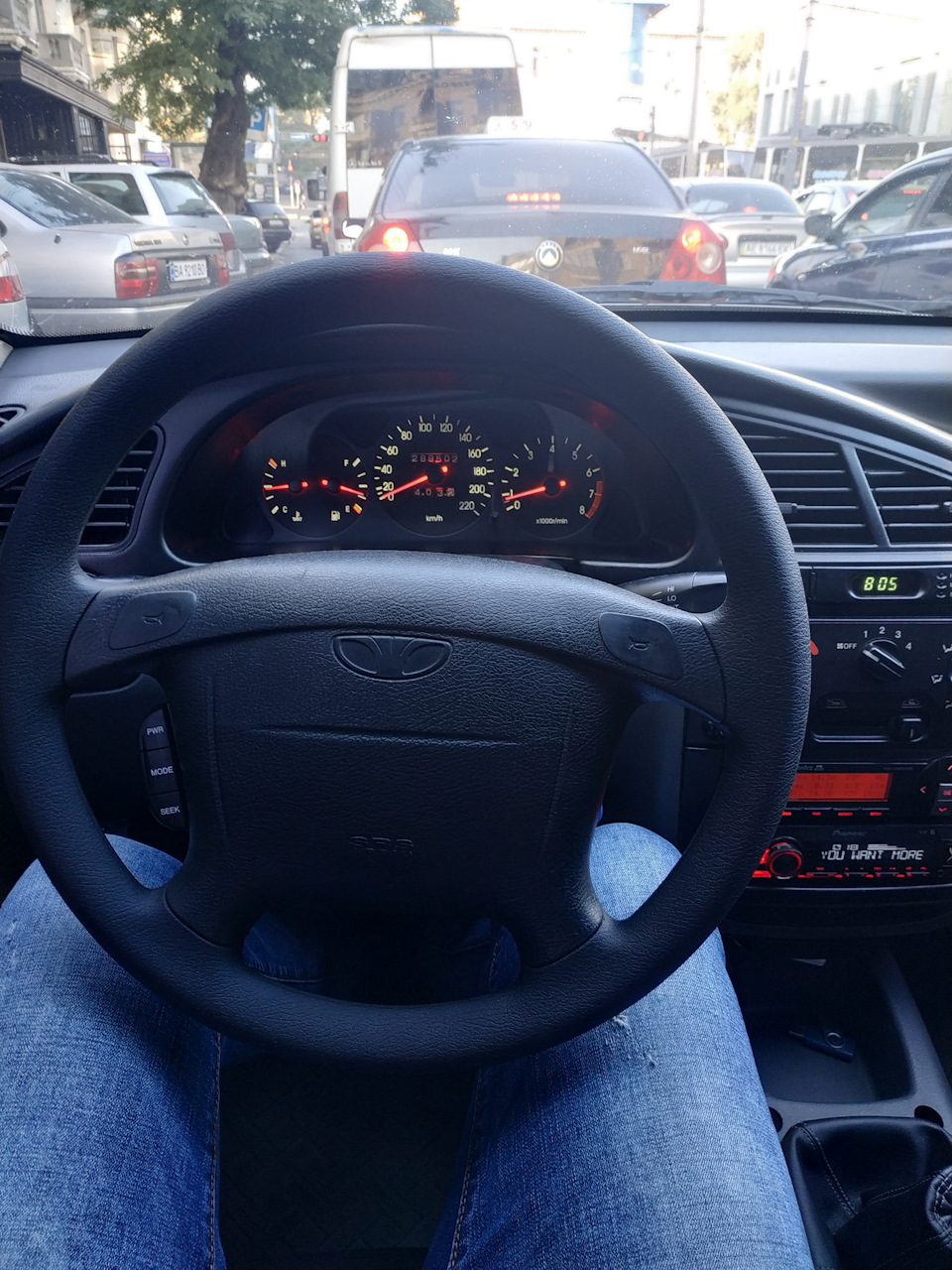 Руль установлен! — Daewoo Lanos, 1,5 л., 2003 года | стайлинг | DRIVE2