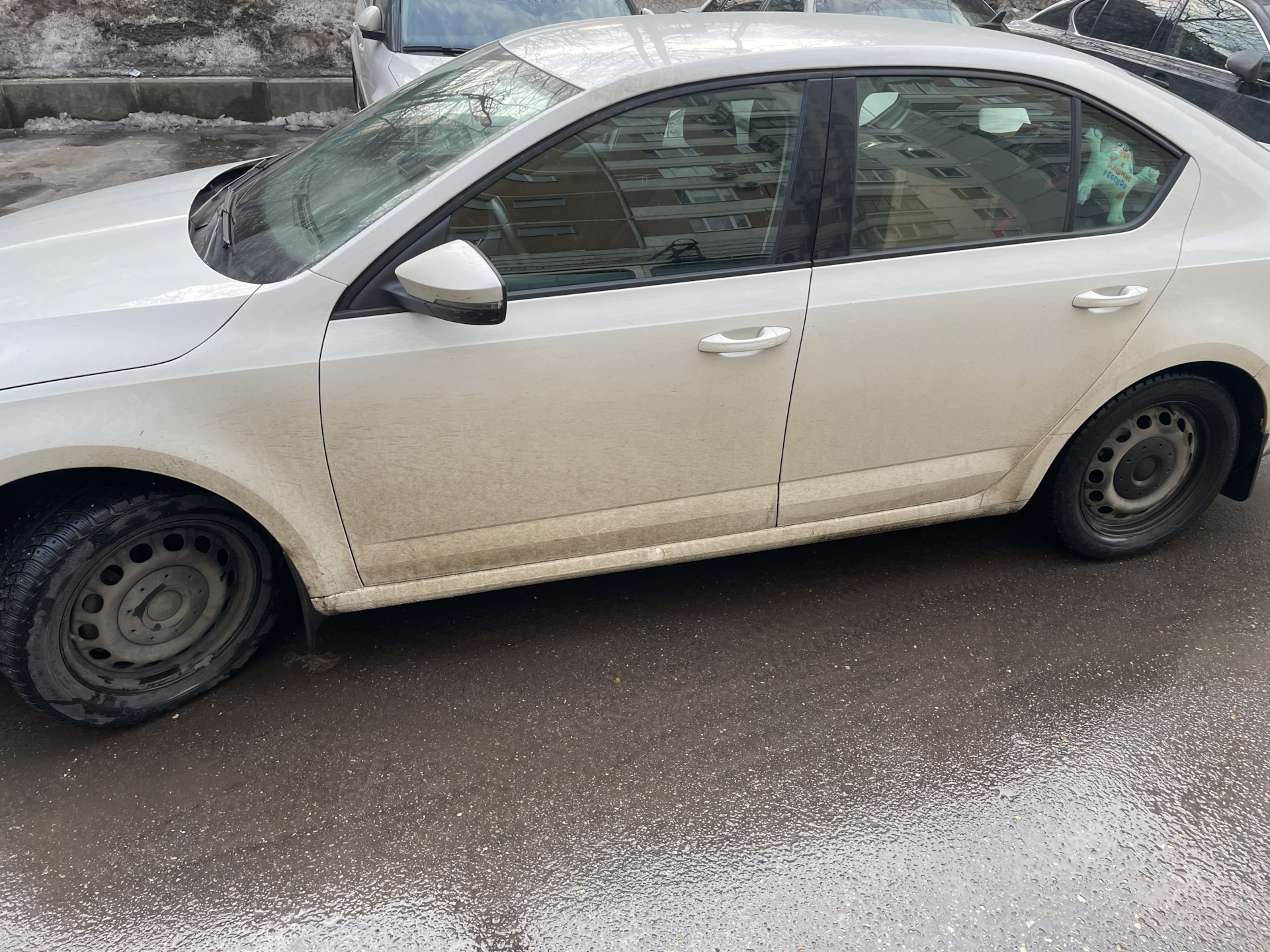 Готовь сани с лета 🤣 — Skoda Octavia A7 Mk3, 2 л, 2013 года | колёсные ...