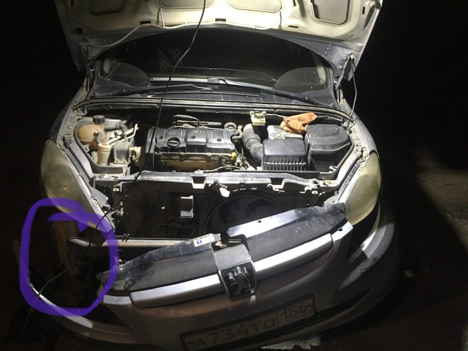 Моторчик стеклоомывателя — Peugeot 307, 1,6 л, 2004 года | поломка | DRIVE2
