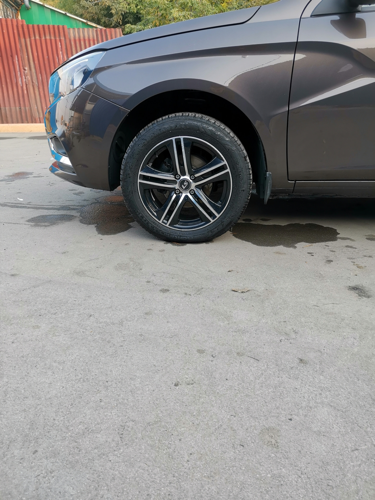 27#.Зима близко или установка стоек от кросс Весты. — Lada Vesta (1G ...