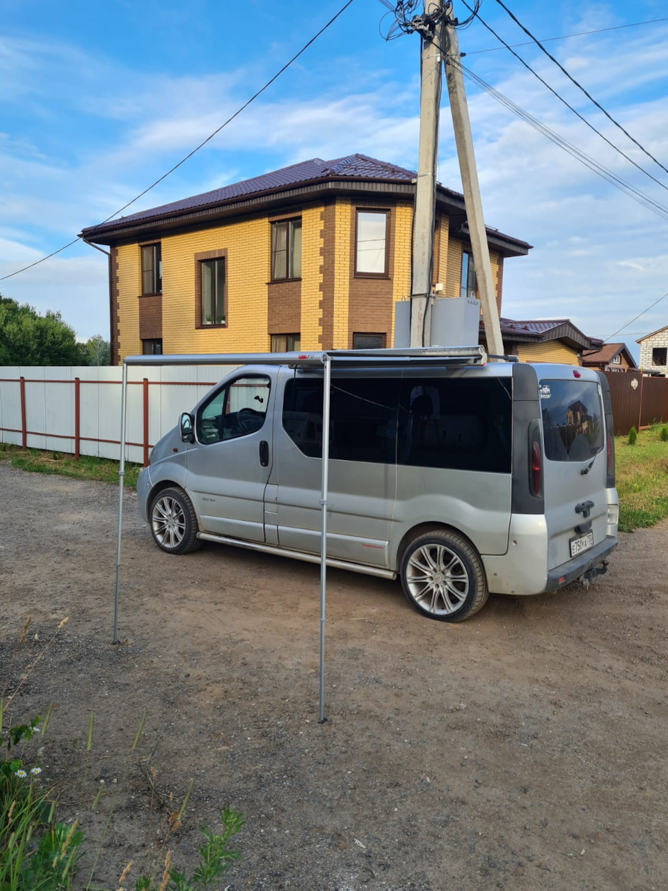 Нужная и ненужная вещь. Маркиза. Fiamma F35 pro — Renault Trafic (2G), 2 л,  2005 года | просто так | DRIVE2