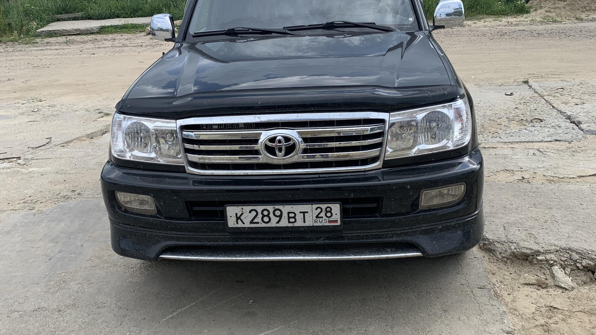 Toyota Land Cruiser 100 4.7 бензиновый 2002 | Черный бандит. на DRIVE2