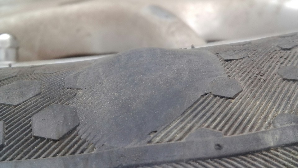 Ремонт бокового пореза шины — Opel Astra G, 1,2 л, 2001 года | шины ...