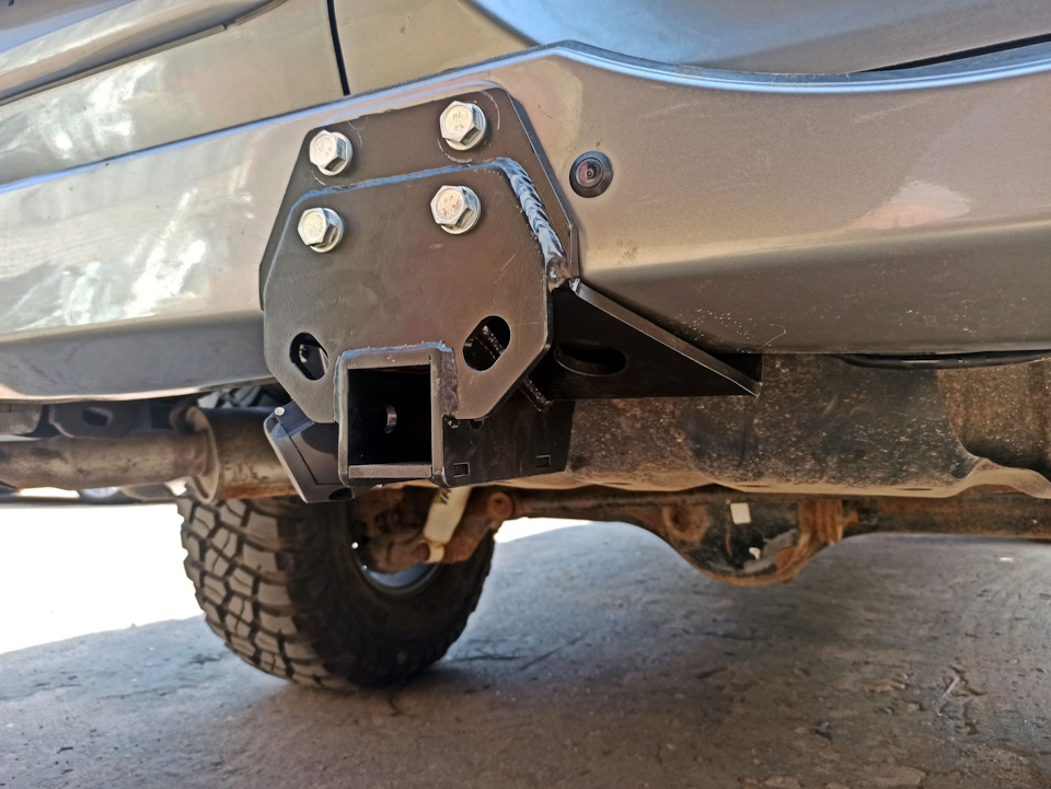 Новинка! Фаркоп под квадрат для Nissan Patrol Y61 рестайлинг с 2005 г.в ...