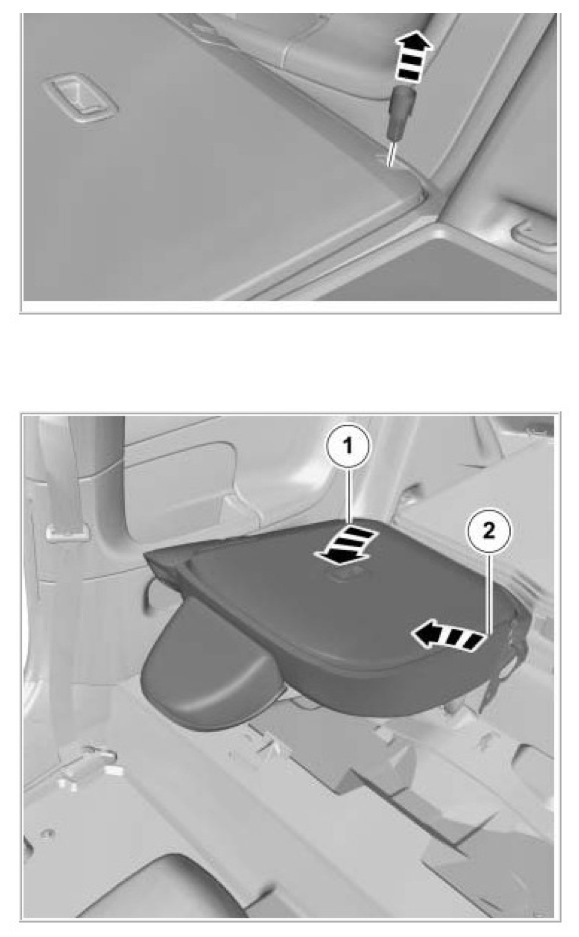 С задней спинкой я воевал полдня, оказалось всё очень просто, когда открутите болт, спинку надо дергать очень сильно и резко, как на картинке, либо с помощью рычага, каким образом — фантазируйте на месте, я описать не смогу. — Volvo C30