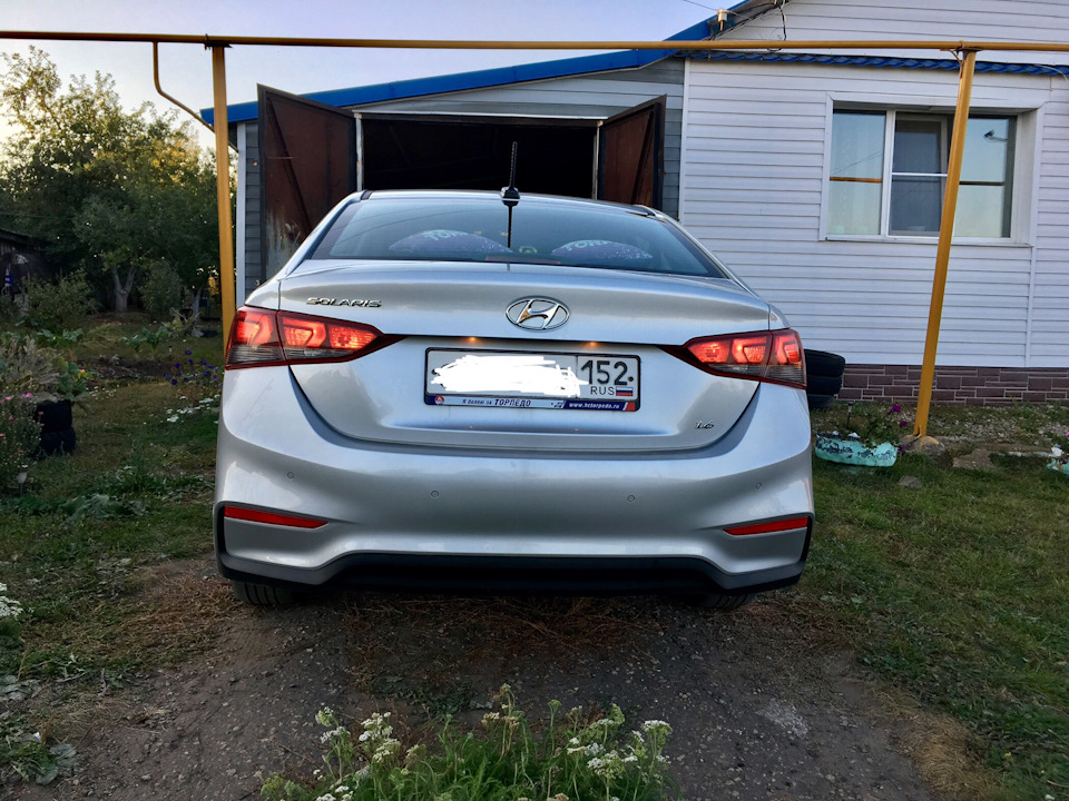 Габариты — Hyundai Solaris (2G), 1,6 л, 2017 года | стайлинг | DRIVE2