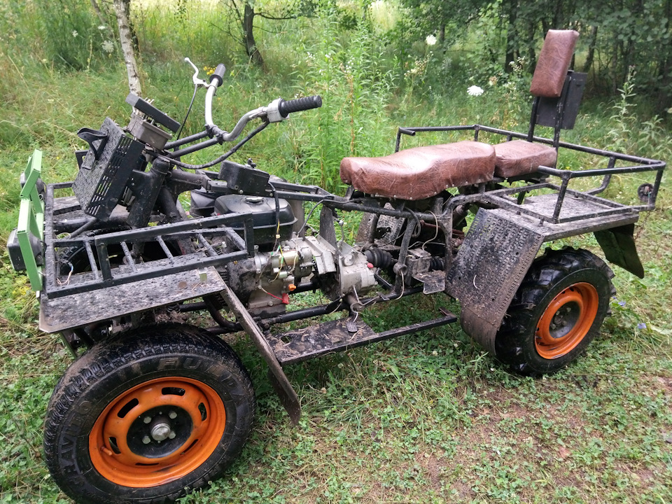 Novyj Vneshnij Vid Posle Zameny Dvigatelya I Testdrajvov Kvadrocikl S Dvigatelem Motobloka 0 5 L 2000 Goda Na Drive2