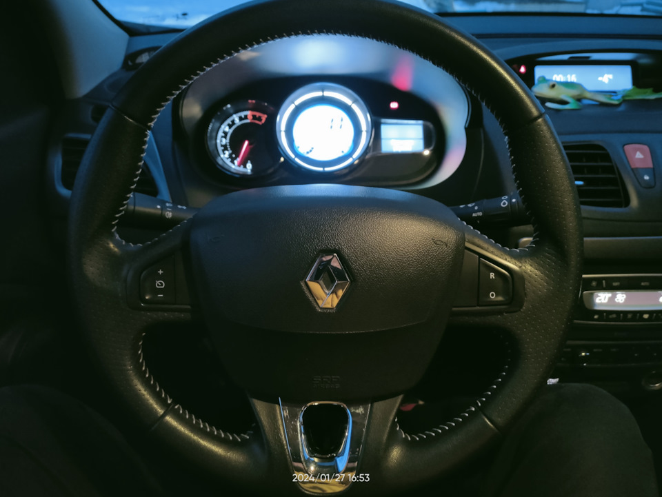 Установка круиз контроля Финал. — Renault Fluence, 1,6 л, 2014 года ...
