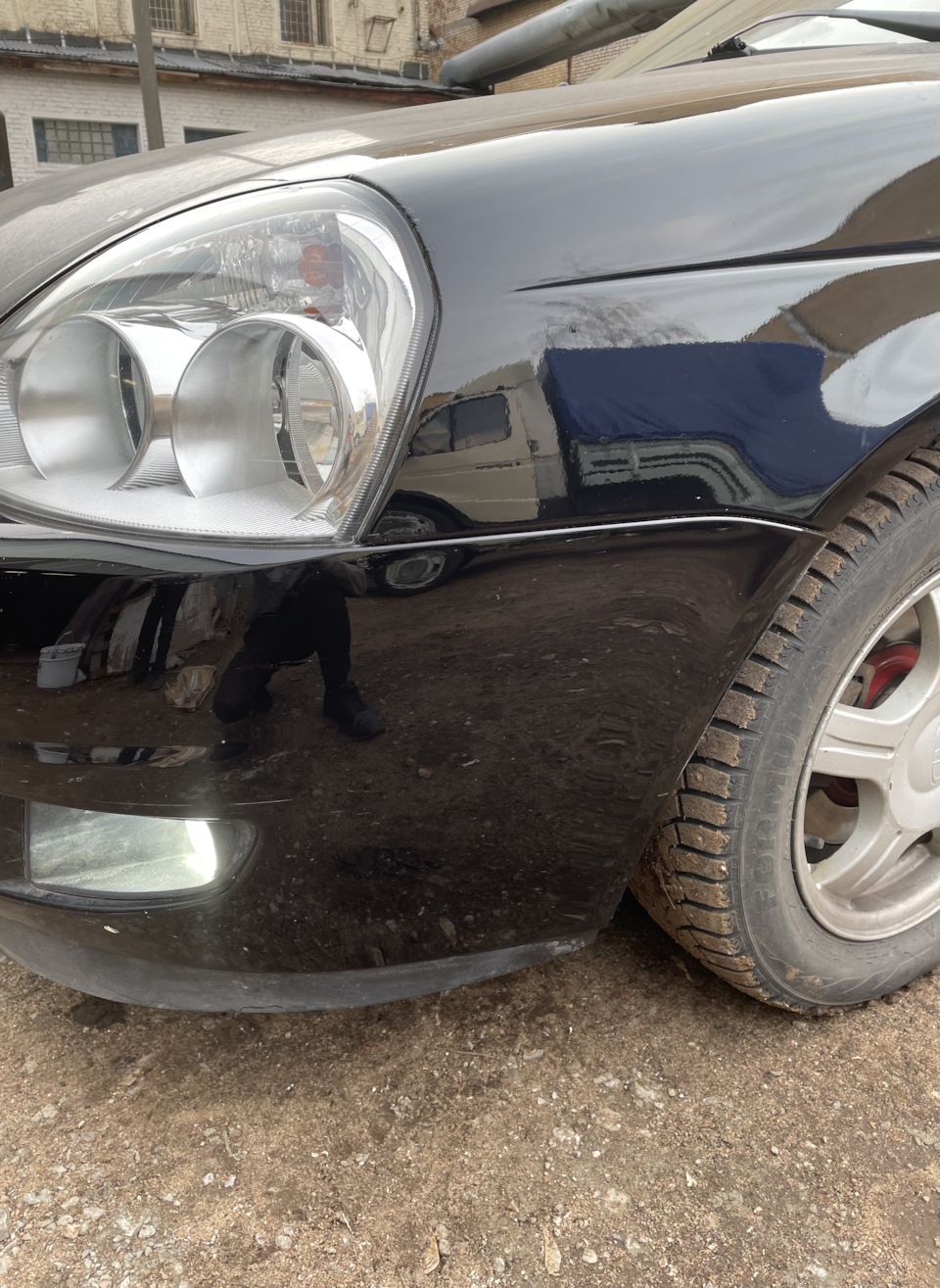 Притерли бампер, полировка — Lada Приора хэтчбек, 1,6 л, 2011 года ...