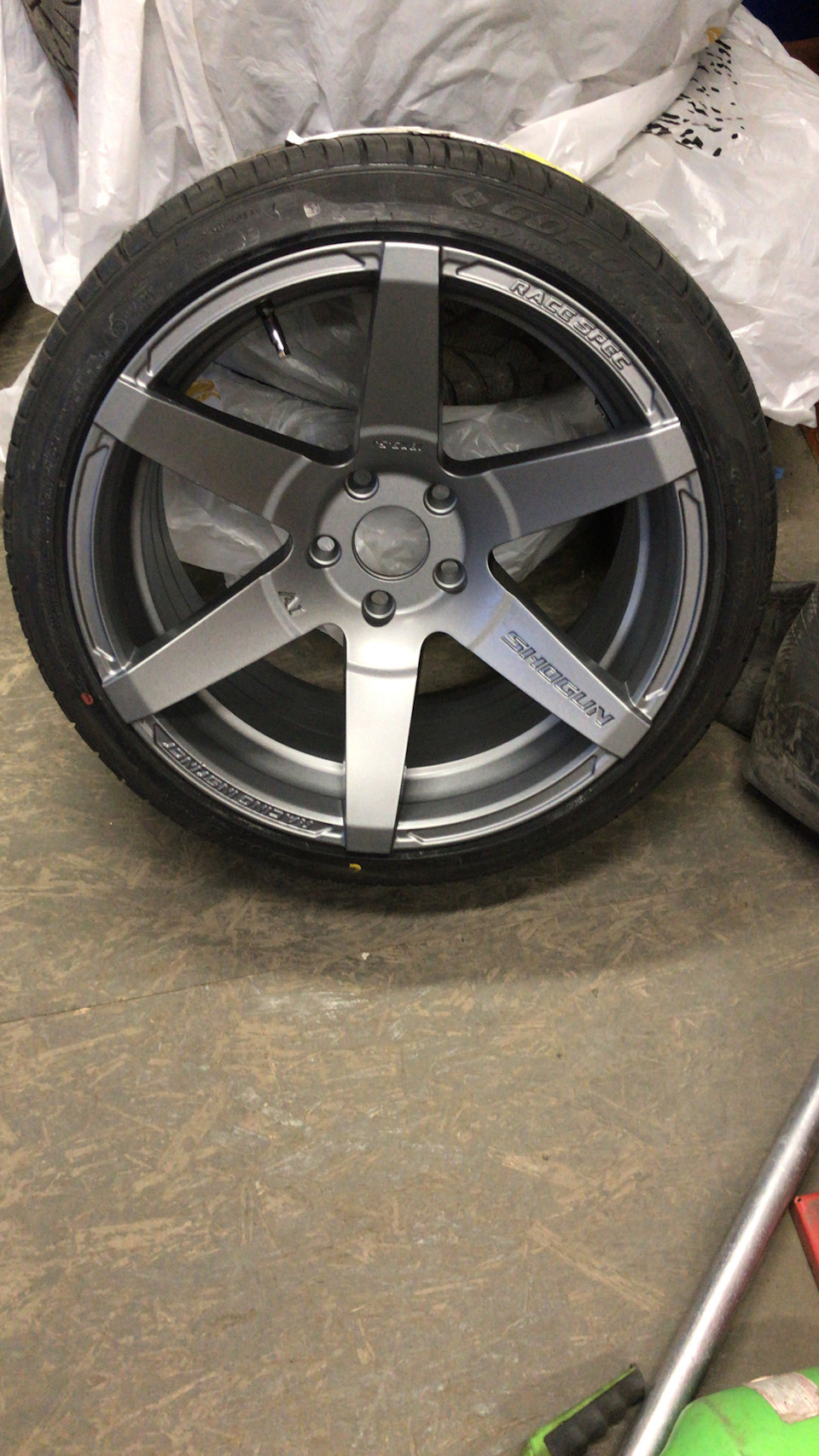 1. Летний комплект колес. — Mitsubishi Lancer X, 2 л, 2008 года ...