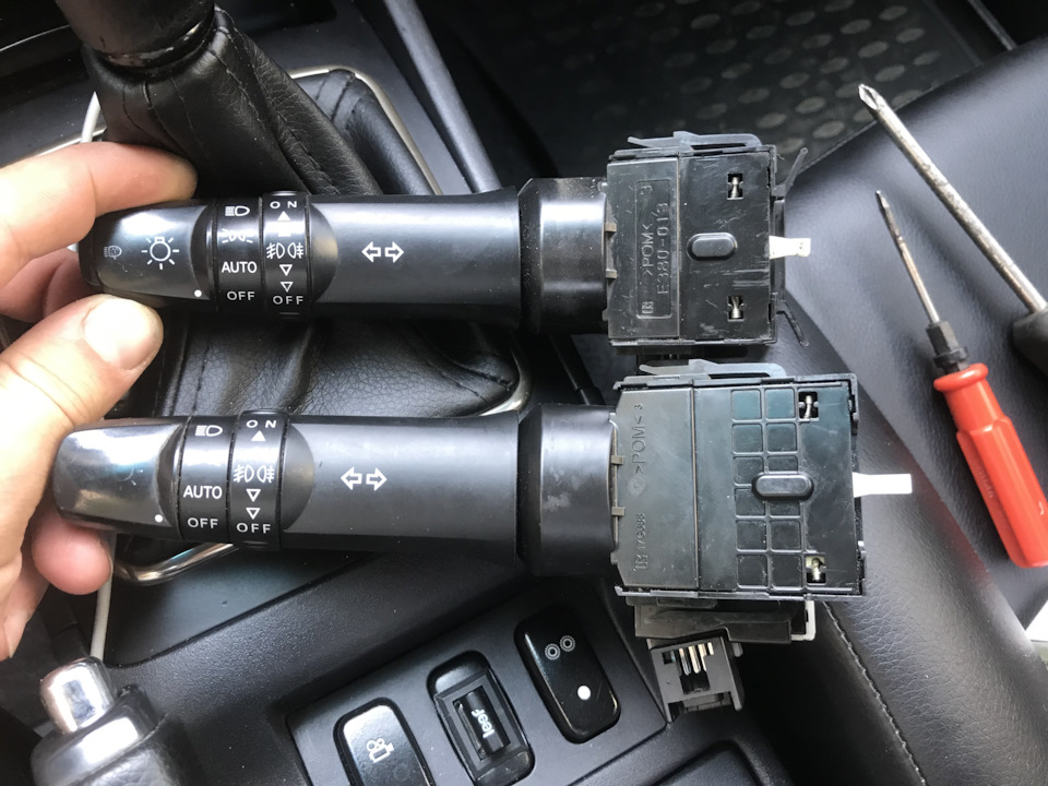 Переделка штатного переключателя под авто свет. — Mitsubishi Lancer X ...