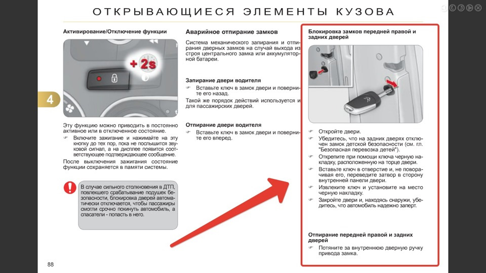 Ситроен с4 ключ не поворачивается