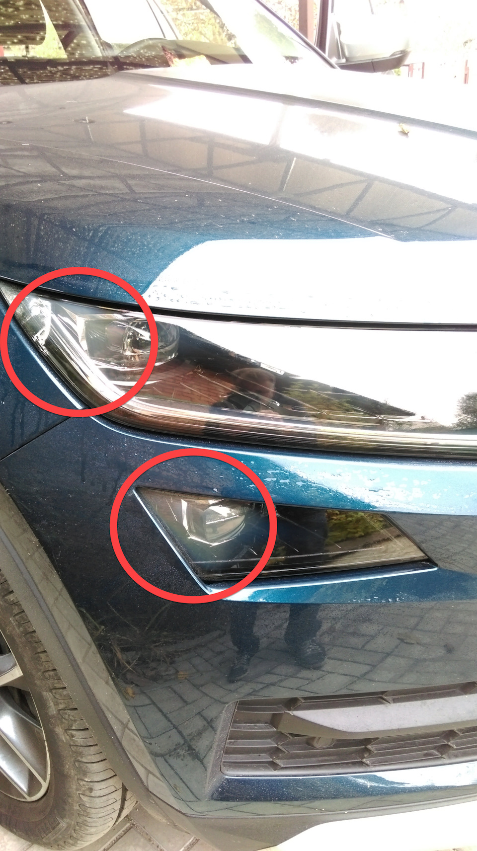 Помутнели фары — Skoda Kodiaq (1G), 2 л, 2018 года | наблюдение | DRIVE2