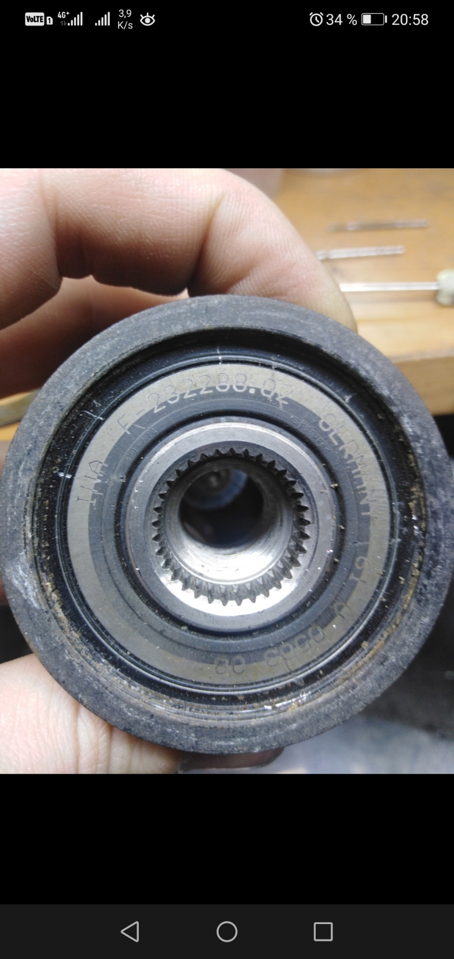 Замена обгонной муфты генератора — Nissan X-Trail I (t30), 2 л, 2007 ...