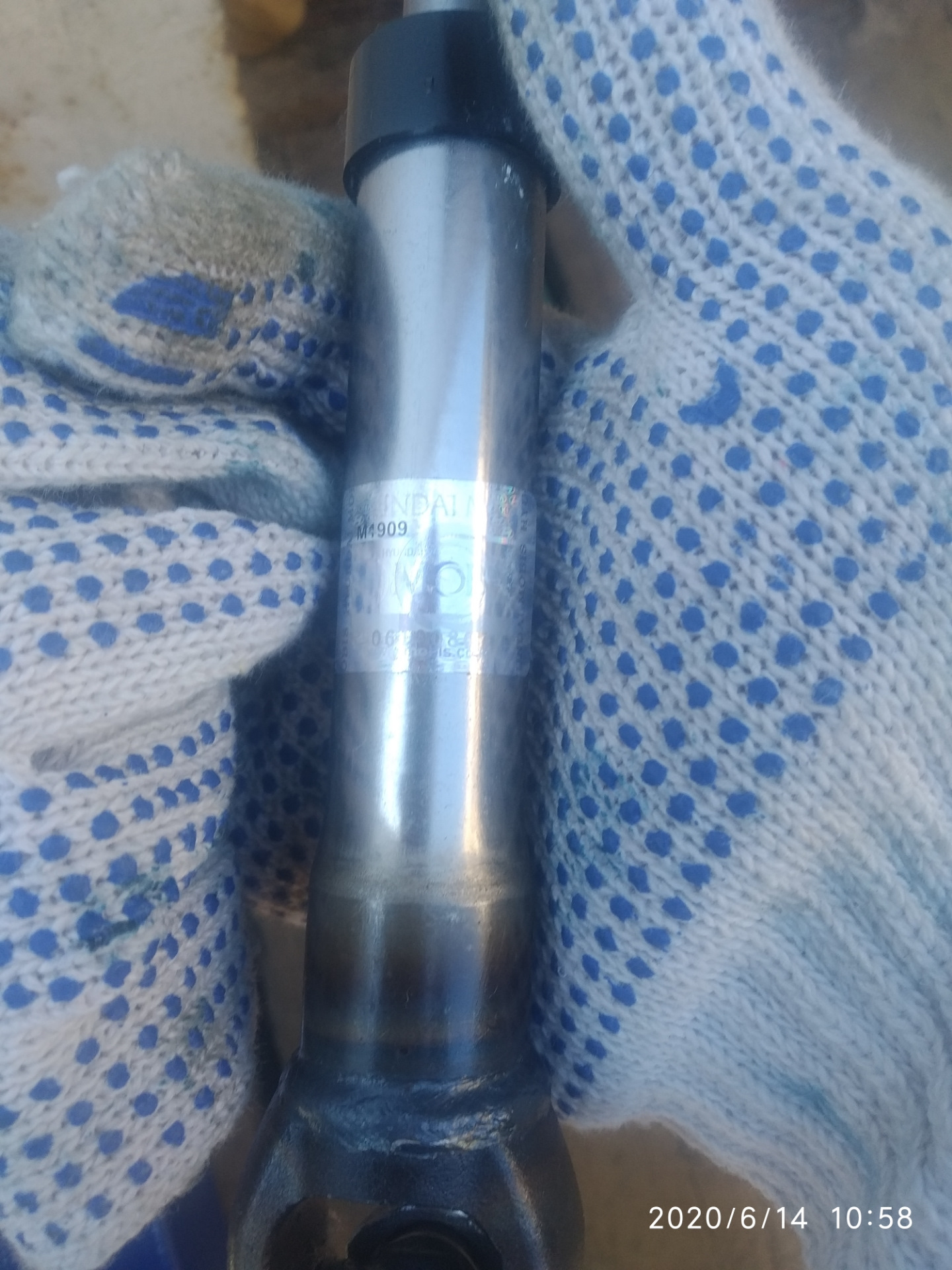 Новый подрулевой карданчик — Hyundai Elantra (4G), 1,6 л, 2008 года ...