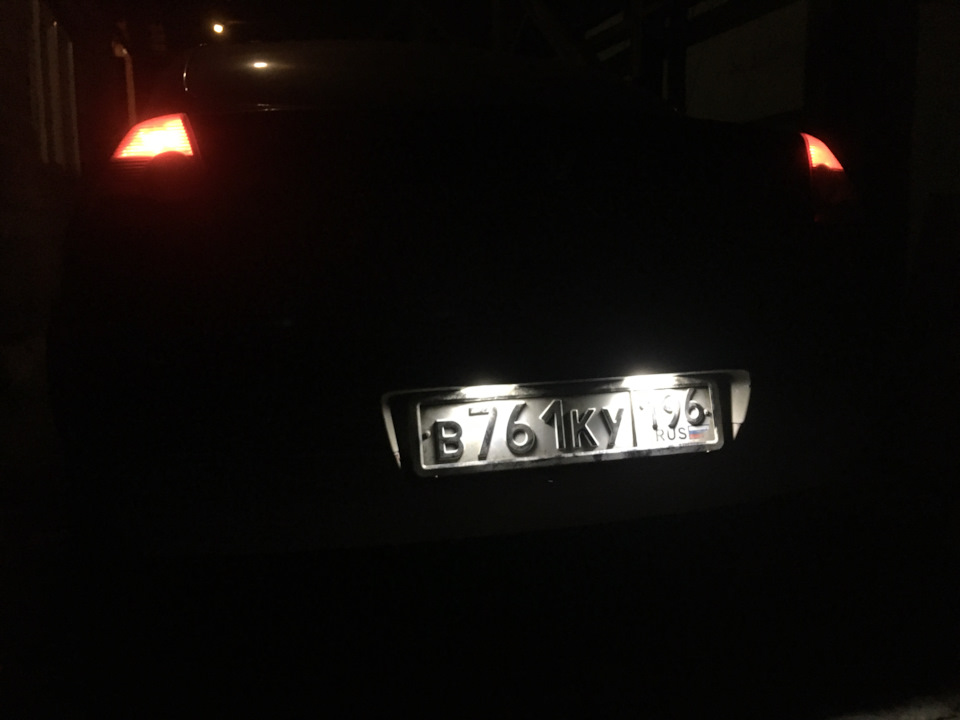 Замена ламп подстановки номера Рено Меган 2 — Renault Megane II, 1,6 л ...