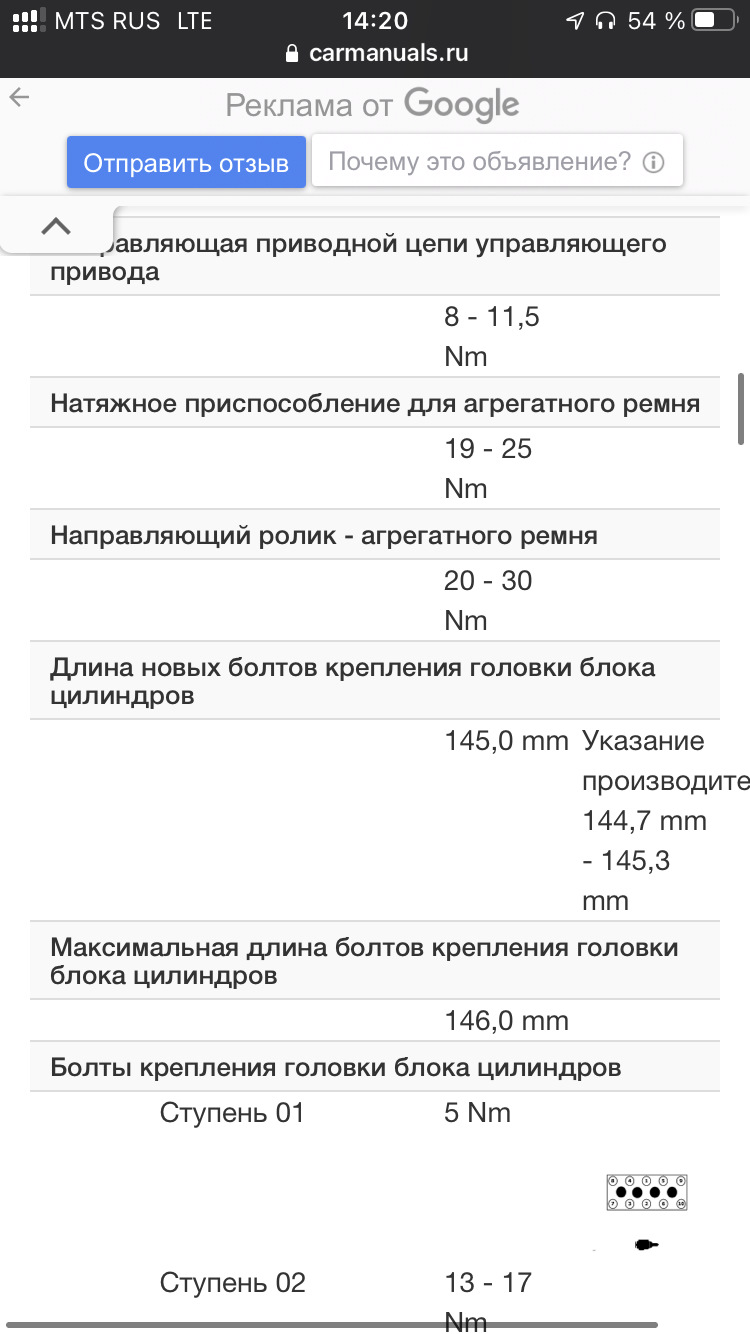 Моменты затяжки MAZDA 6GG.2L — Mazda 6 (1G) GG, 2 л, 2007 года | просто так  | DRIVE2