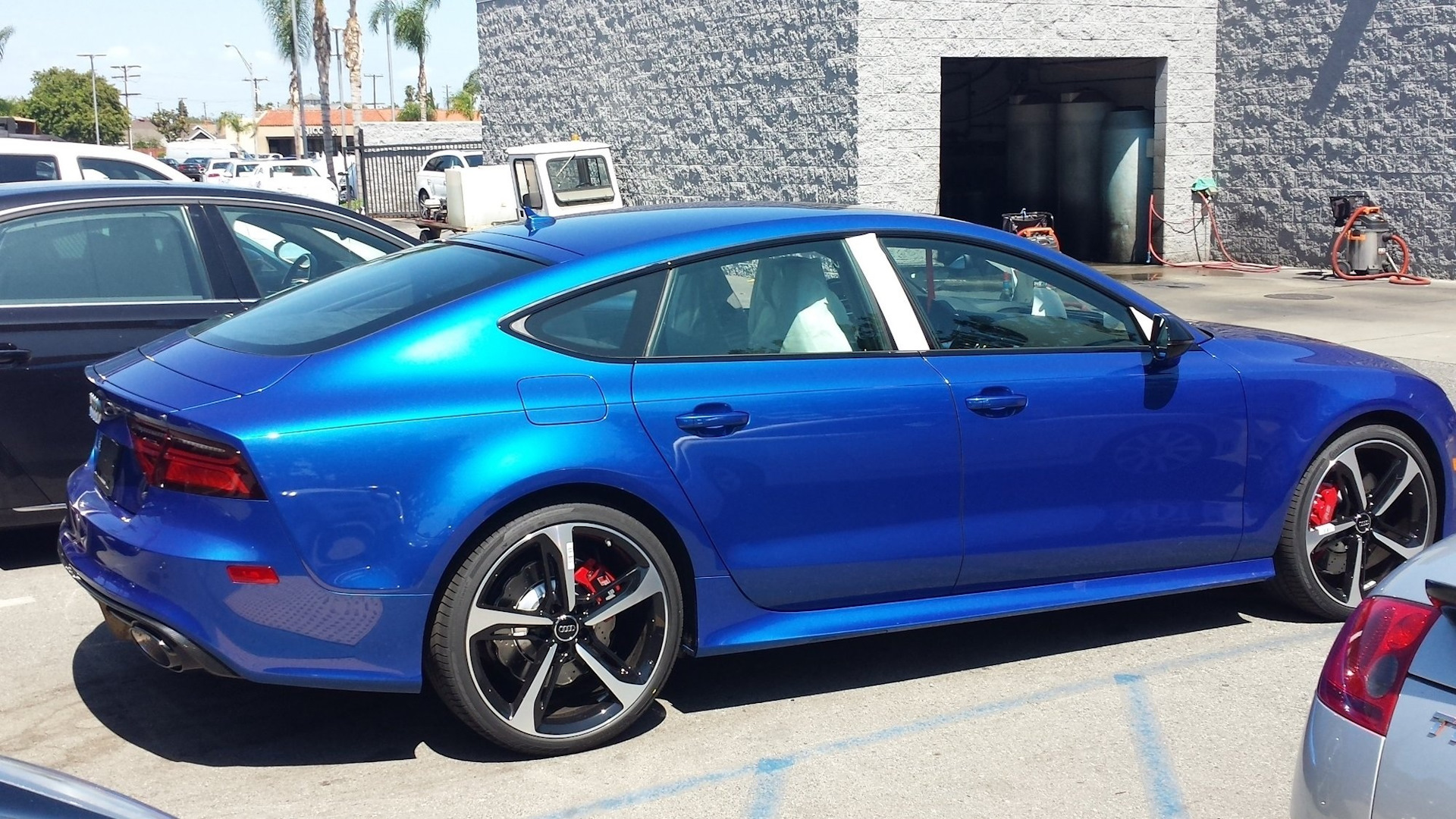 Sepang Blue Audi 3. 
