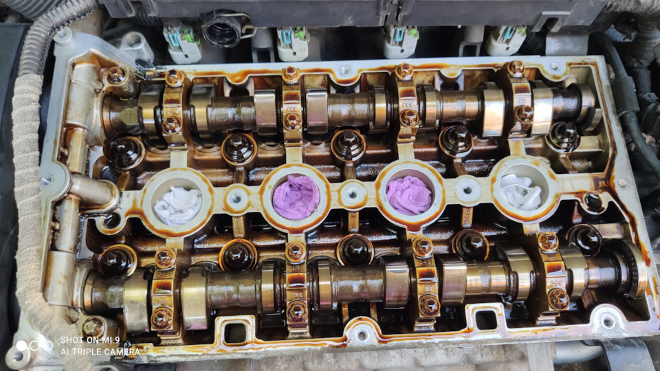 Состояние под клапанной — Opel Astra H