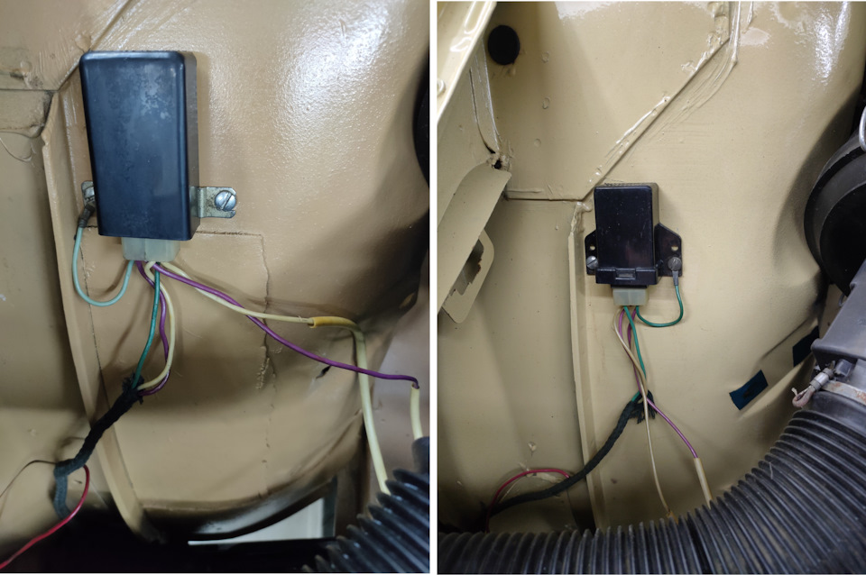 Блок управления клапана карбюратора — также чуть отличаются — Москвич Святогор