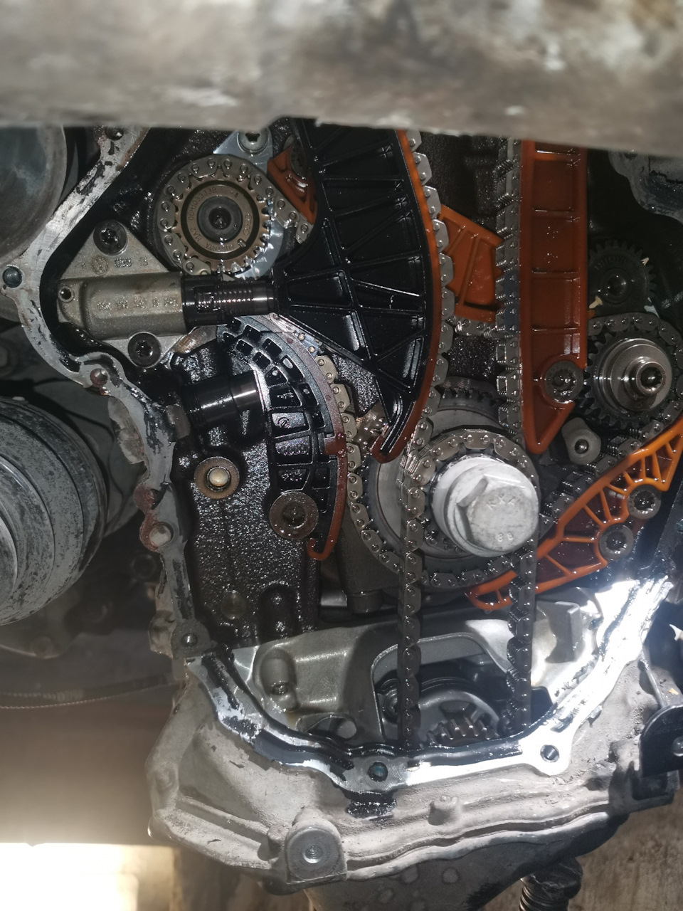 Замена цепи грм tiguan 2.0 cawa на ina 559019633 — DRIVE2