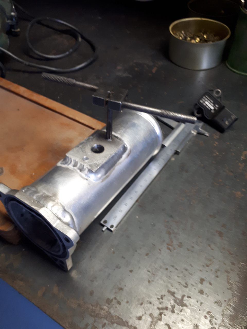 Пайп вместо ЕГР и площадка под map sensor — Skoda Fabia Combi Mk1, 1,9 ...