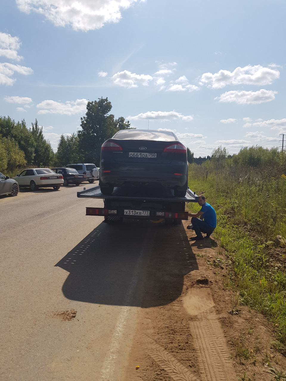 Эвакуатор номер 2 или шкив коленвала передаёт привет ))) — Ford Mondeo ...