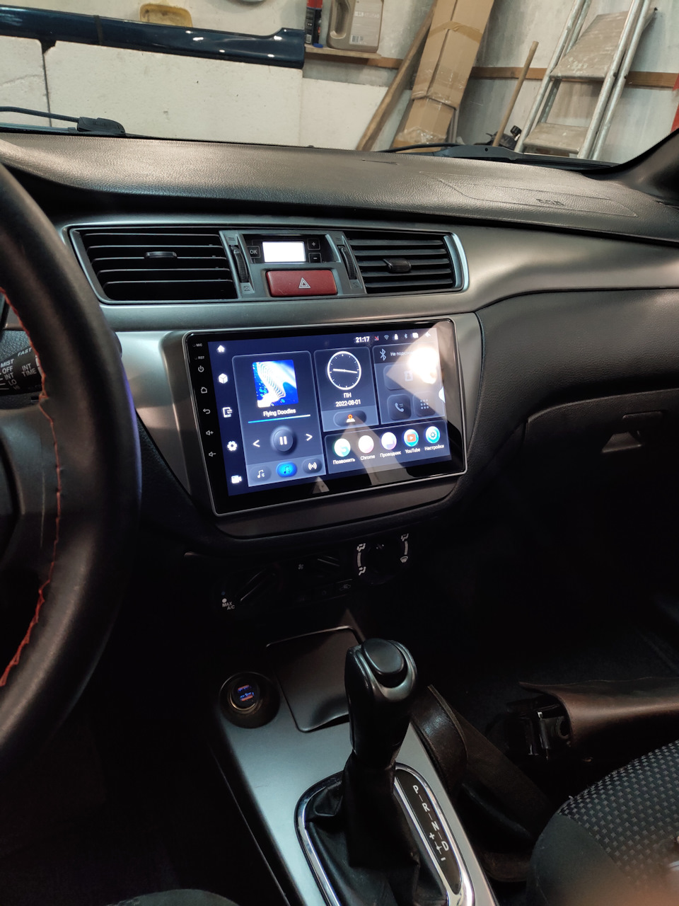 74. ГУ Incar TMX-7709-3 c 8-канальным DSP. — Mitsubishi Lancer IX, 1,6 ...