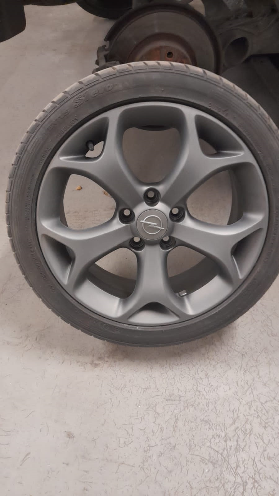 Матовый графит. — Opel Corsa D OPC, 1,6 л, 2008 года | колёсные диски ...