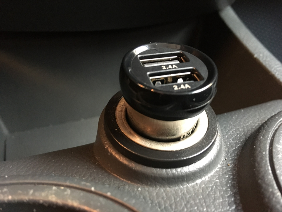 Зарядка телефона от прикуривателя — Chevrolet Spark (M300), 1 л, 2011 ...
