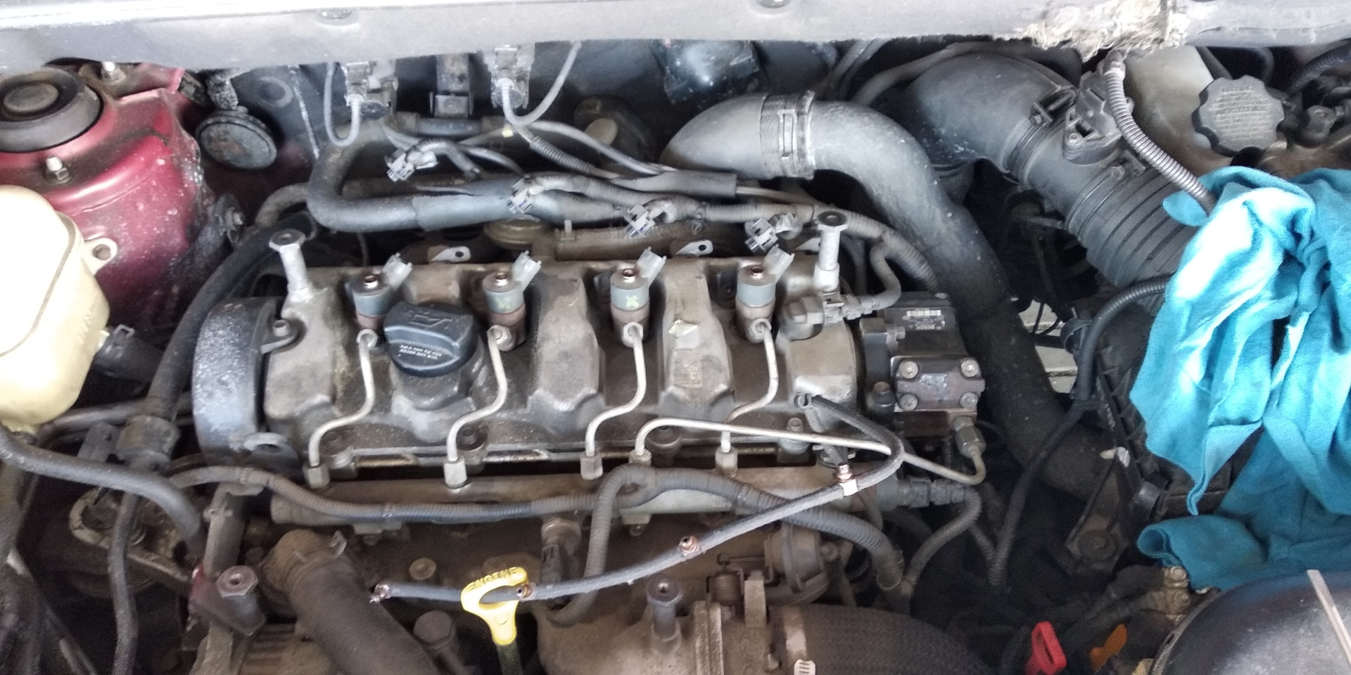 Двигатель w j 2.7 как снять форсунки Снятие форсунок. - Hyundai Tucson (JM), 2 л, 2004 года просто так DRIVE2