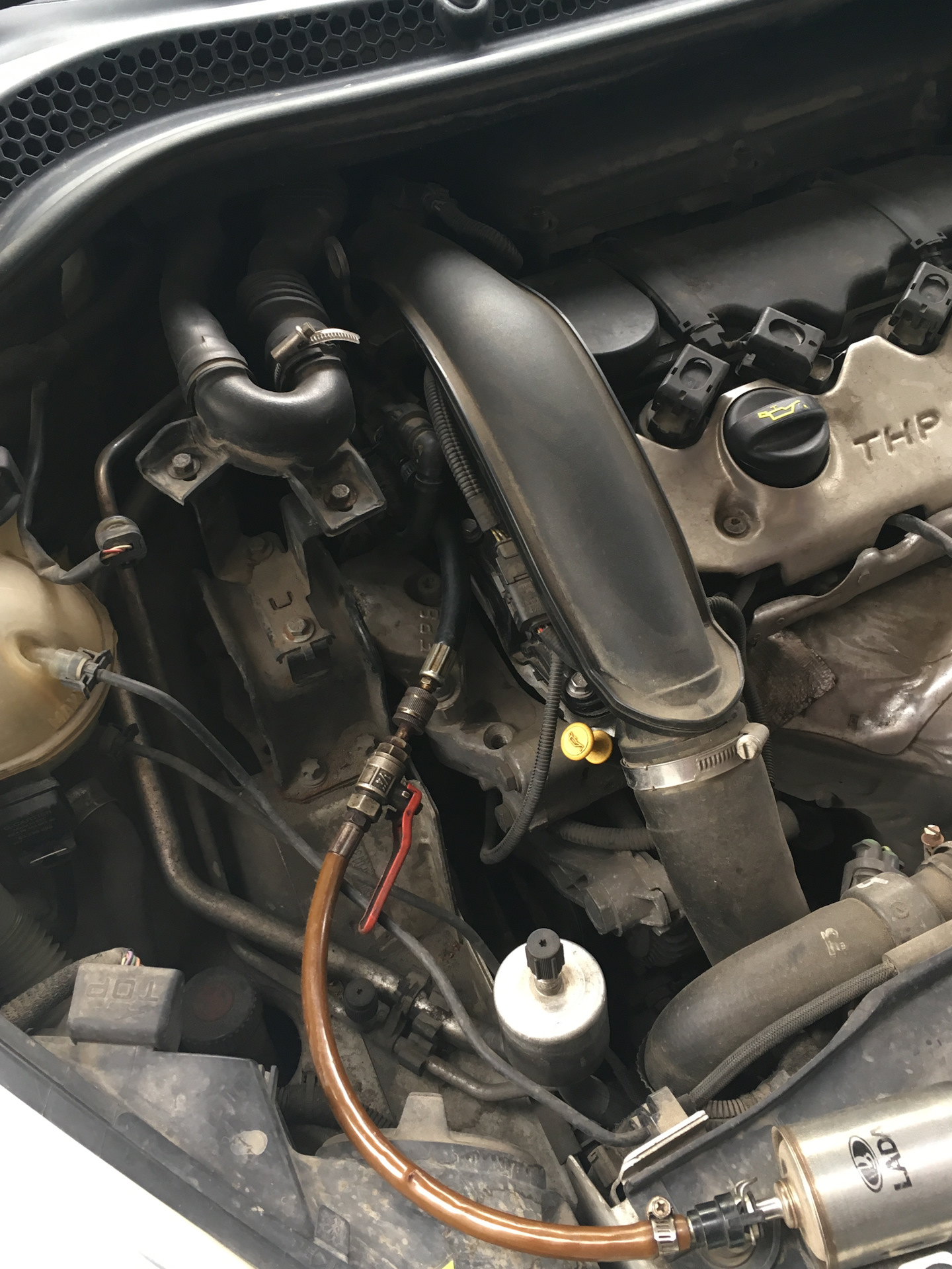 Техническая запись. Чистка винсом, замена цепи и колпачков + замер 0 ...