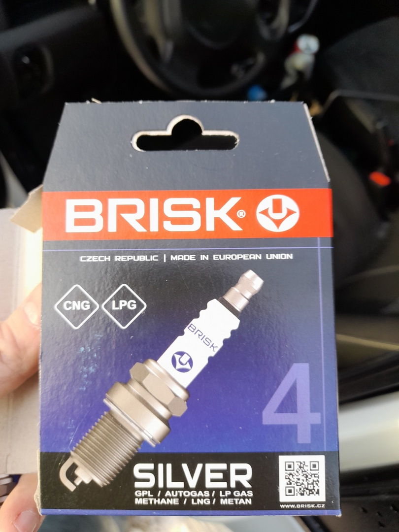Свечки Brisk Silver CNG и модуль зажигания — Lada Гранта Лифтбек (1G ...