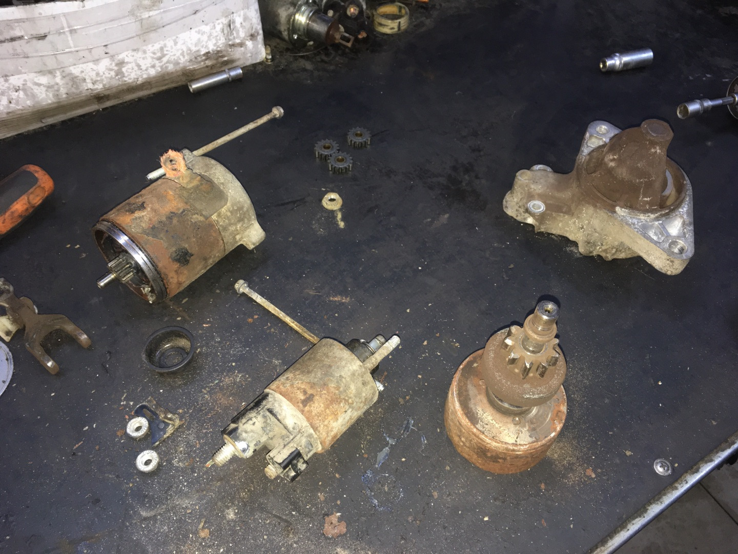 Ремонт снятого стартера с Toyota Corolla 2008 года, г. Рязань ...