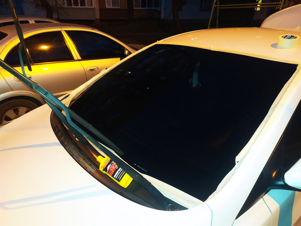 Масляный налет при работе дворников ч.1 — Hyundai Elantra (5G), 1,8 л ...