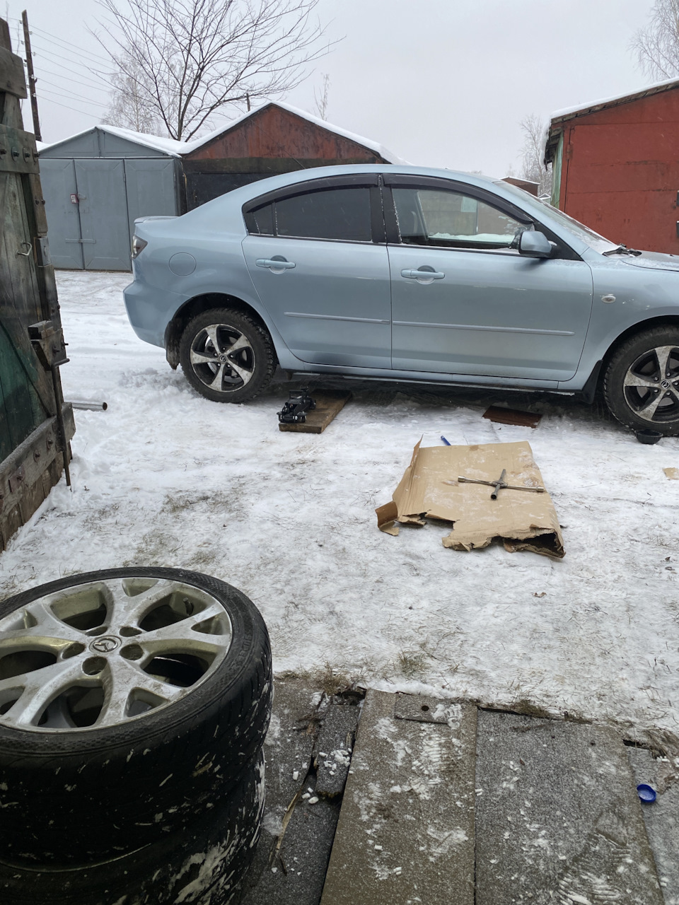 Пороги, арки, крылья (сварочно-покрасочные работы) — Mazda 3 (1G) BK, 1,6  л, 2008 года | кузовной ремонт | DRIVE2