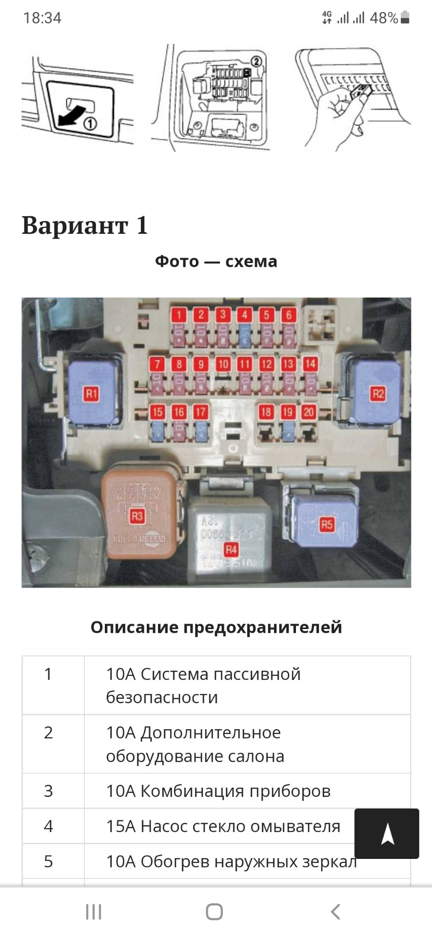 ELEC PARTS предохранитель — Nissan Tiida (1G), 1,6 л, 2008 года | своими  руками | DRIVE2