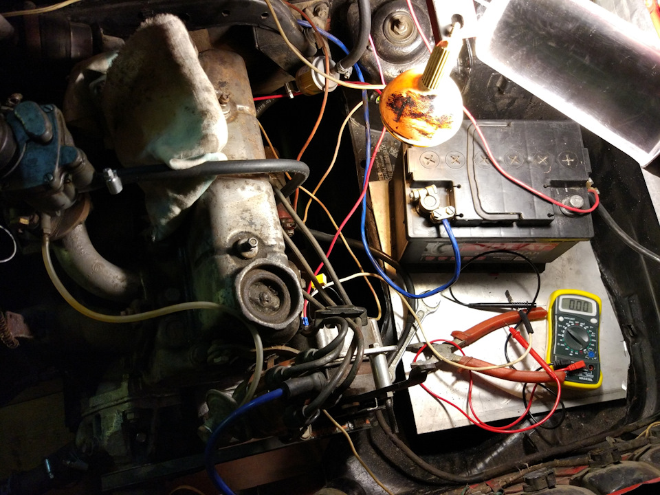 Подключение электрики заз 968 м, мотор шкода 120 LS, генератор форд ...