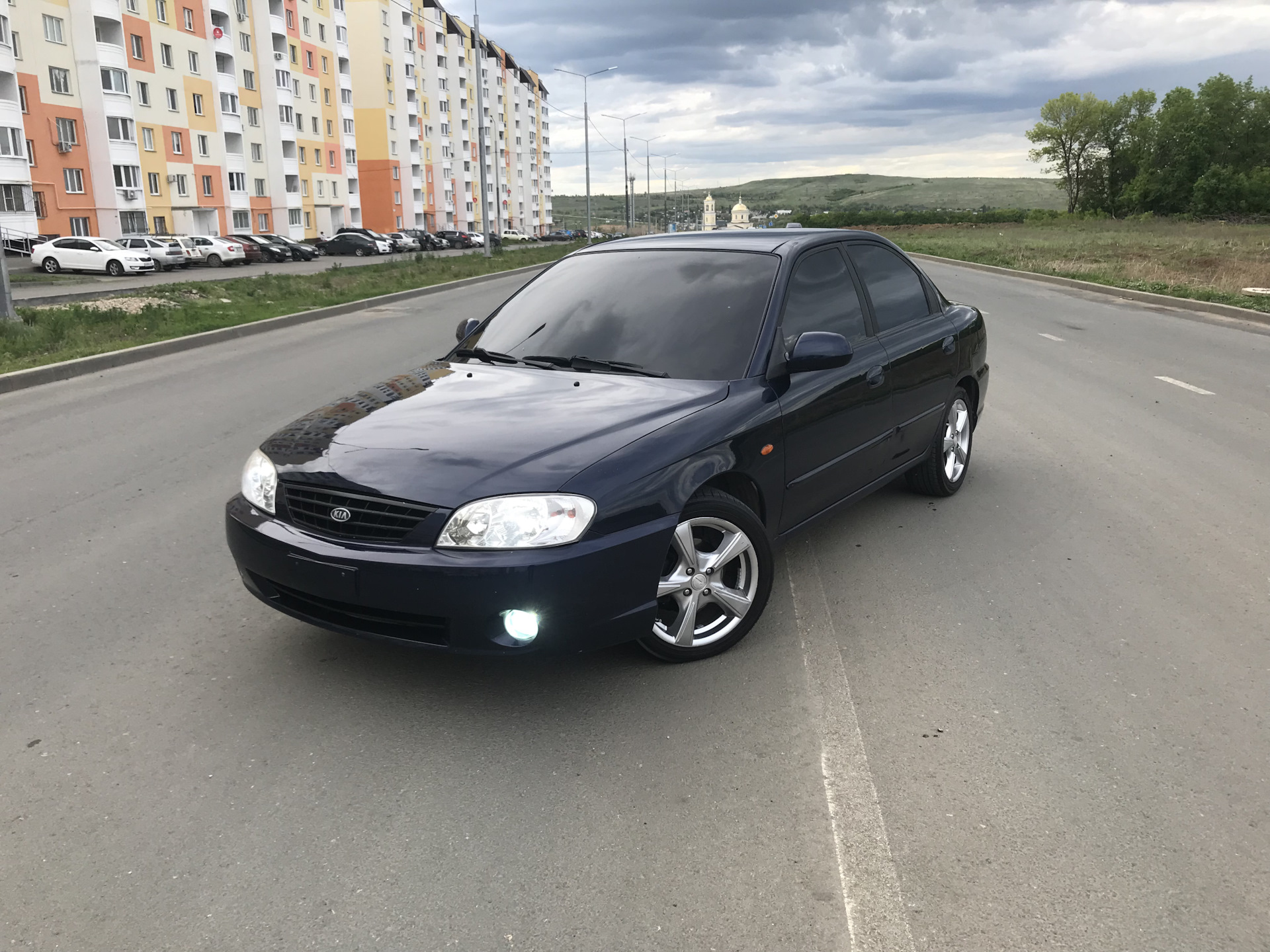 Фото kia spectra черного цвета