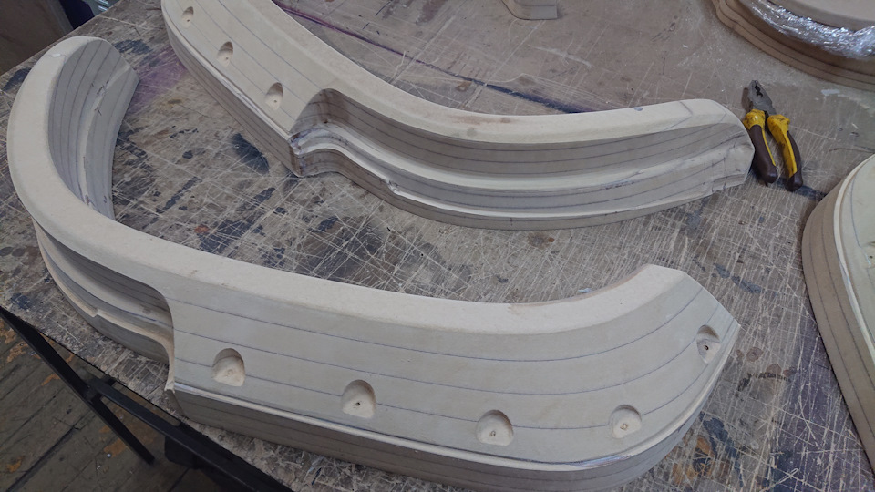 Изготовление расширителей колёсных арок. Часть 4. Дубль два, всё ближе ...