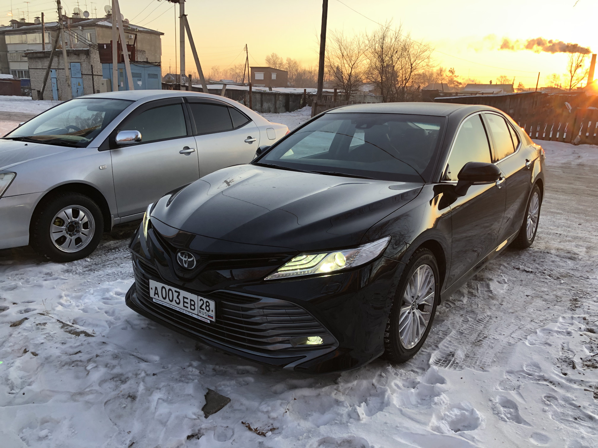 Ночевка на морозе — Toyota Camry (XV70), 2,5 л, 2018 года | другое | DRIVE2