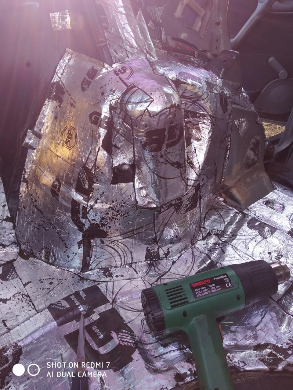 Зашумил немного арки и пол багажника — Opel Vectra B, 1,8 л, 1998 года ...