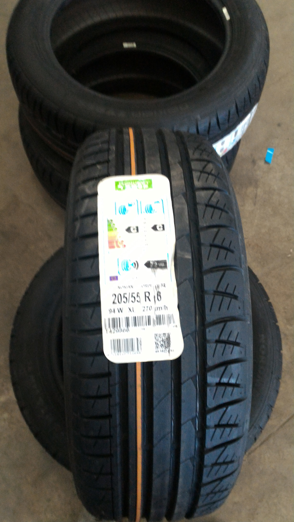 Новая летняя резина Nokian Nordman SZ XL 205/55 R16 — Toyota Premio ...